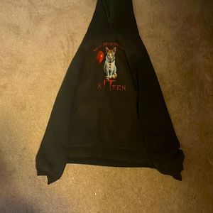 We all meow down here kITten hoodie